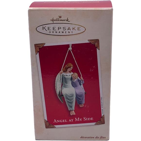 Hallmark Keepsake 2003 Angel at My Side Collectible Christmas Ornament in Box - Picture 1 of 6